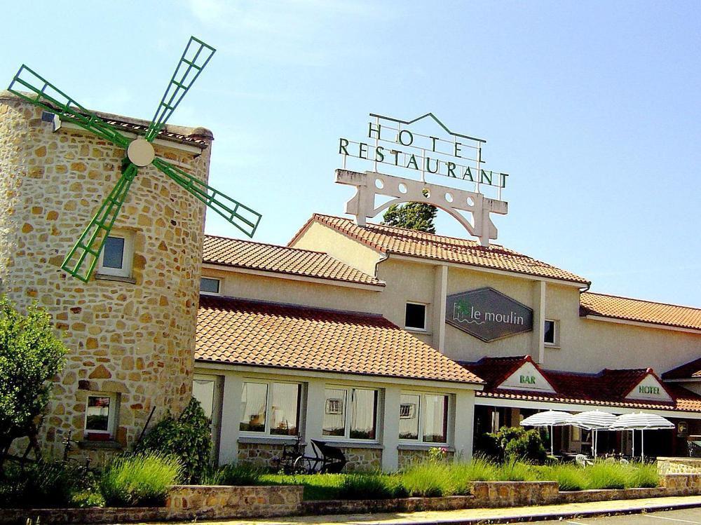 Logis Hotel Le Moulin Des Gardelles Riom Exteriér fotografie