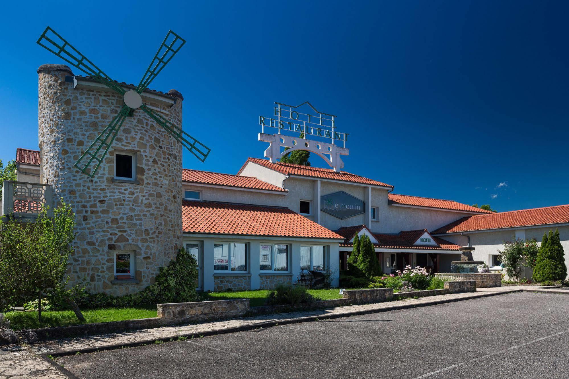 Logis Hotel Le Moulin Des Gardelles Riom Exteriér fotografie