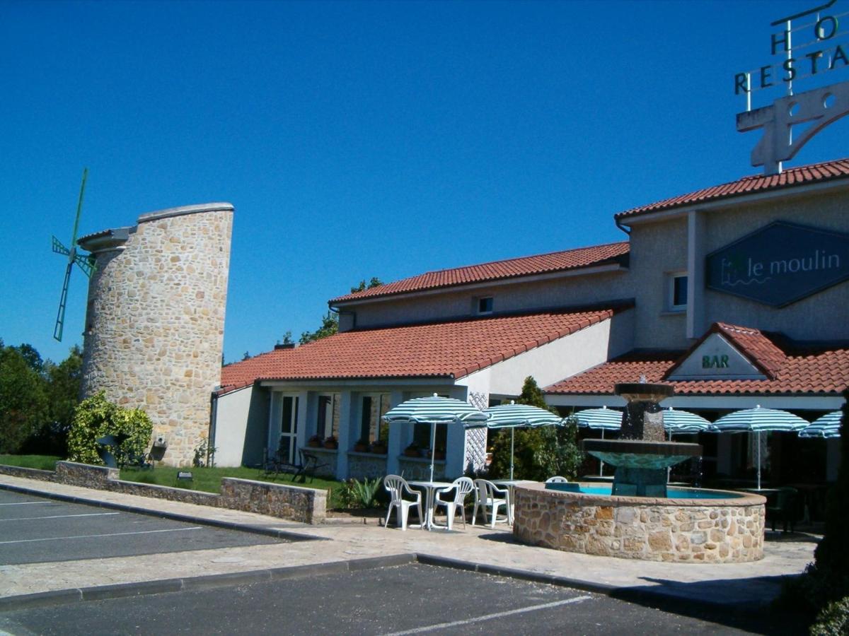 Logis Hotel Le Moulin Des Gardelles Riom Exteriér fotografie